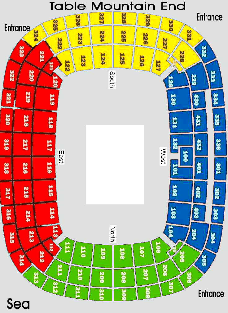 Cape Town Stadium Seating Chart